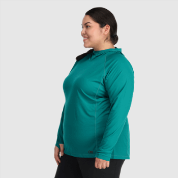 Sudadera Con Capucha De Talla Grande Echo Para Mujer De Investigación Al Aire Libre Lago Profundo