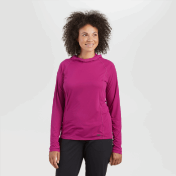Outdoor Research Sudadera Con Capucha Eco De Talla Grande Para Mujer Fucsia