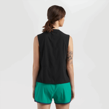 Camiseta De Tirantes Astroman Para Mujer De Investigación Al Aire Libre Negra