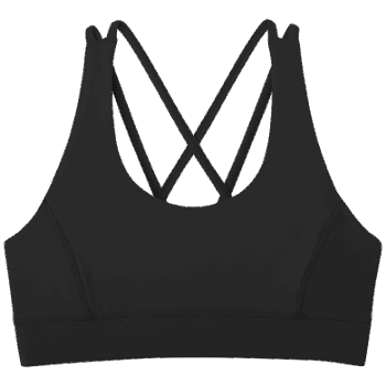 Outdoor Research Sujetador Vantage Para Mujer Soporte Ligero Negro