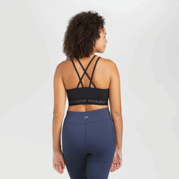 Outdoor Research Sujetador Vantage Para Mujer Soporte Ligero Negro