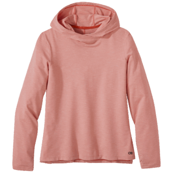 Outdoor Research Activeice Spectrum Sun - Sudadera Con Capucha Para Mujer, Guayaba, Brezo
