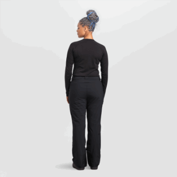 Pantalones De Snowcrew Para Mujer De Investigación Al Aire Libre-plus Negro