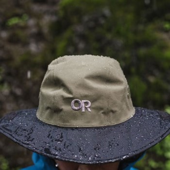 Outdoor Research Seattle Sombrero Sombrero De Lluvia Fatiga/negro