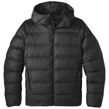 Outdoor Research Coldfront Down Sudadera Con Capucha Para Hombre Negra