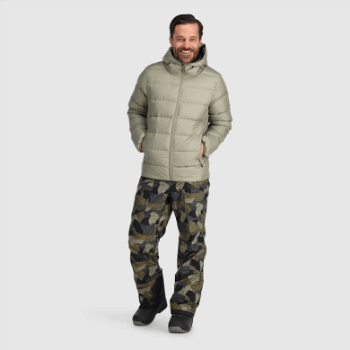 Outdoor Research Coldfront Down Sudadera Con Capucha Para Hombre Flint