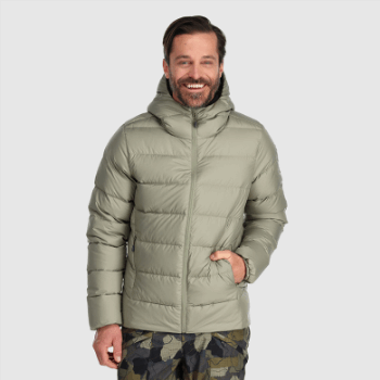 Outdoor Research Coldfront Down Sudadera Con Capucha Para Hombre Flint