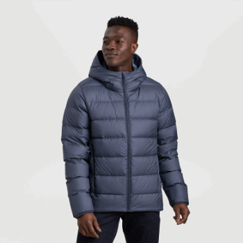 Outdoor Research Hombre Coldfront Down Hoodie Azul Marino