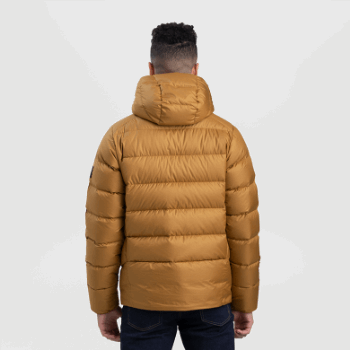 Sillín Con Capucha De Plumón Para Hombre De Investigación Al Aire Libre