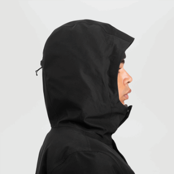 Investigación Al Aire Libre De Los Hombres Stormcraft Abajo Parka Negro