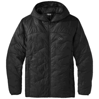 Outdoor Research Superstrand Lt Sudadera Con Capucha Negra Para Hombre