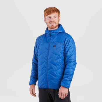 Outdoor Research Superstrand Lt Sudadera Con Capucha Azul Clásico Para Hombre