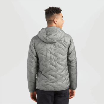 Outdoor Research Superstrand Lt Sudadera Con Capucha Para Hombre Peltre Claro