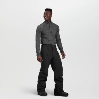 Pantalones De Snowcrew Para Hombre De Investigación Al Aire Libre Negro