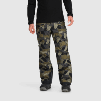 Pantalones De Equipo De Nieve Para Hombres De Investigación Al Aire Libre Loden Camo