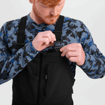 Baberos De Tormenta Kulshan Para Hombre De Investigación Al Aire Libre Negro