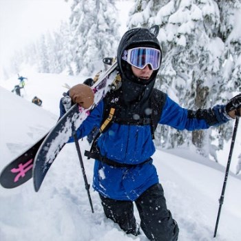Chaqueta De Tormenta Kulshan Para Hombre De Investigación Al Aire Libre Azul Clásico / Negro