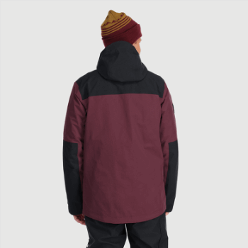 Chaqueta De Tormenta Kulshan Para Hombre De Investigación Al Aire Libre Kalamata / Negro