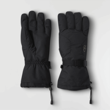 Guantes De Adrenalina Para Hombres De Investigación Al Aire Libre Negros