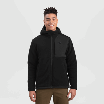 Outdoor Research Sudadera Con Capucha De Lana Juneau Para Hombre Negra