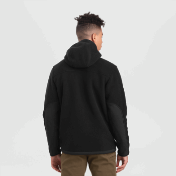 Outdoor Research Sudadera Con Capucha De Lana Juneau Para Hombre Negra