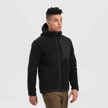 Outdoor Research Sudadera Con Capucha De Lana Juneau Para Hombre Negra