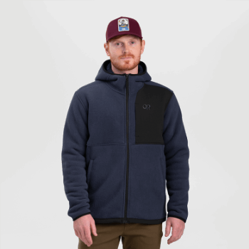 Outdoor Research Sudadera Con Capucha De Lana Juneau Para Hombre Azul Marino