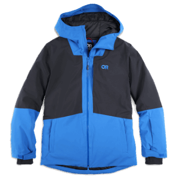 Chaqueta De Snowcrew Para Hombre De Investigación Al Aire Libre Azul Clásico/negro