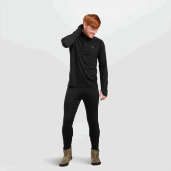 Alpine Onset Merino Bottoms Para Hombre De Investigación Al Aire Libre, Negro