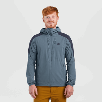 Outdoor Research Sudadera Con Capucha Ferrosi Para Hombre Nimbus/naval Blue