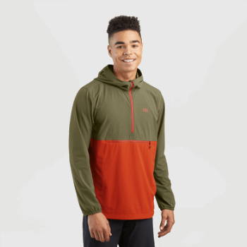 Outdoor Research Hombres Ferrosi Anorak Fatiga/redrock
