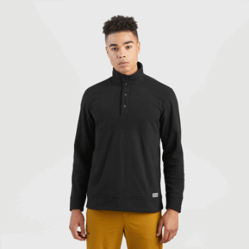 Outdoor Research Hombres Trail Mix Snap Pullover Ii Negro