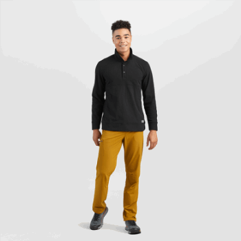 Outdoor Research Hombres Trail Mix Snap Pullover Ii Negro