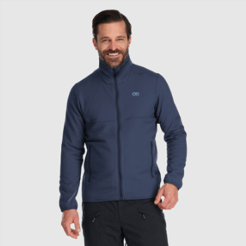 Chaqueta De Forro Polar Vigor Plus Para Hombre De Investigación Al Aire Libre Azul Marino