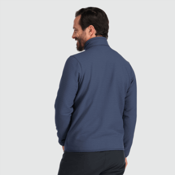 Chaqueta De Forro Polar Vigor Plus Para Hombre De Investigación Al Aire Libre Azul Marino