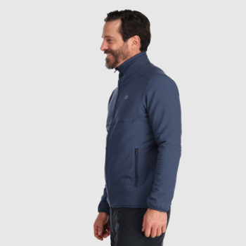 Chaqueta De Forro Polar Vigor Plus Para Hombre De Investigación Al Aire Libre Azul Marino