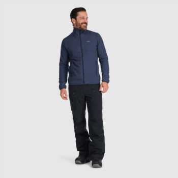 Chaqueta De Forro Polar Vigor Plus Para Hombre De Investigación Al Aire Libre Azul Marino