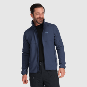 Chaqueta De Forro Polar Vigor Plus Para Hombre De Investigación Al Aire Libre Azul Marino