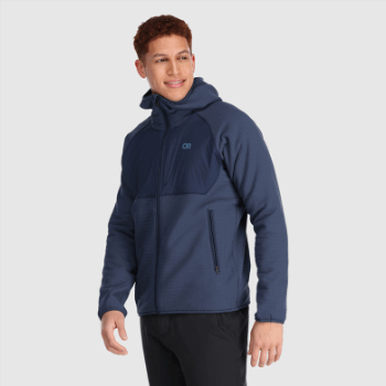 Outdoor Research Vigor Plus Polar Con Capucha Para Hombre Azul Marino