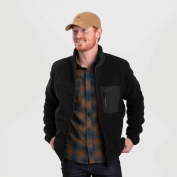 Outdoor Research Chaqueta Polar Juneau Para Hombre Negra