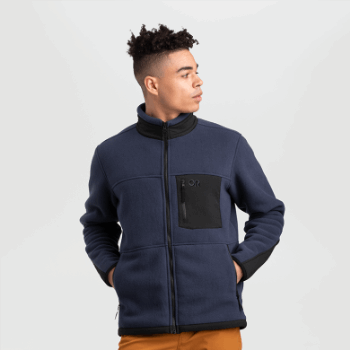 Outdoor Research Chaqueta Polar Juneau Para Hombre Azul Marino