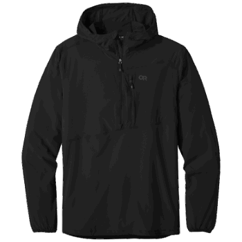 Outdoor Research Astroman Sun - Sudadera Con Capucha Para Hombre, Color Negro