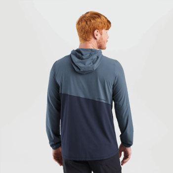 Outdoor Research Hombre Astroman Sun Sudadera Con Capucha Nimbus/naval Blue