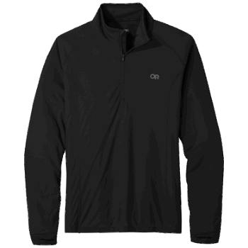 Outdoor Research Hombre Echo Quarter Zip Negro