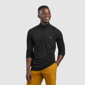 Outdoor Research Hombre Echo Quarter Zip Negro