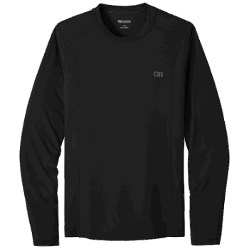 Camiseta De Manga Larga Eco Para Hombre De Investigación Al Aire Libre Negra