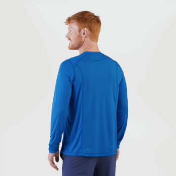 Camiseta De Manga Larga Echo Para Hombre De Investigación Al Aire Libre Azul Clásico