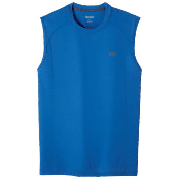 Camiseta De Tirantes Echo Para Hombre De Investigación Al Aire Libre Azul Clásico