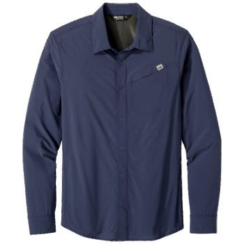 Outdoor Research Hombre Astroman L/s Sun Shirt Azul Marino