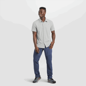 Outdoor Research Astroman S/s Camiseta Para El Sol Para Hombre Guijarro